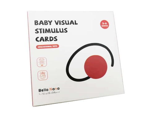 3-6개월 신생아 시각 자극 카드 흑백 대조 카드