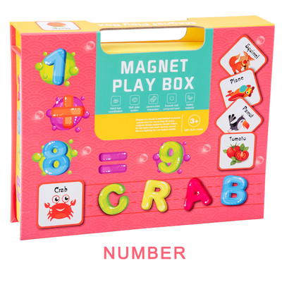 3세 어린이를 위한 취학 전 번호 인식 마그네틱 직소 퍼즐 책