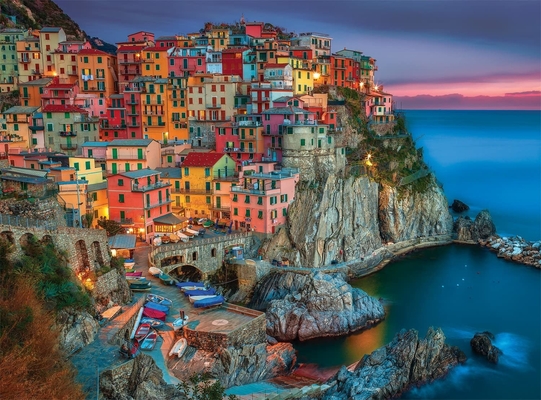 1000 조각 성인 Papaer 직소 퍼즐 Cinque Terre 26.75*19.75 8세 아동용