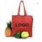 저장을 위한 로스 Eco 빨간 비 우븐 절연 냉각기 여성용 대형 손가방