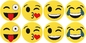 Emoji 칠판 Whitebaord를 위한 귀여운 웃는 얼굴 자기 건조 지우개